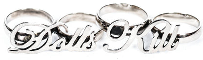 "Dolls Kill" Knuckle Duster Ring Set