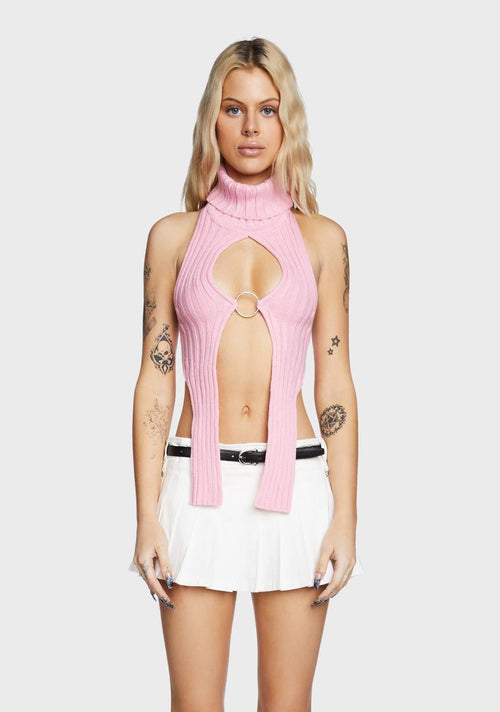 Albani Knit Top - Pink
