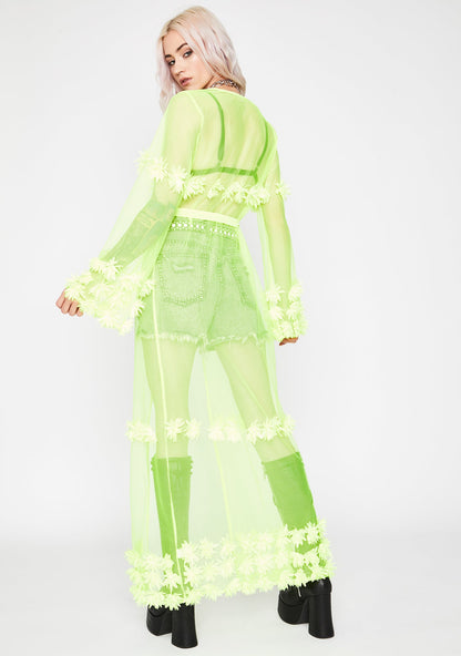 Alien Festival Faerie Sheer Kimono