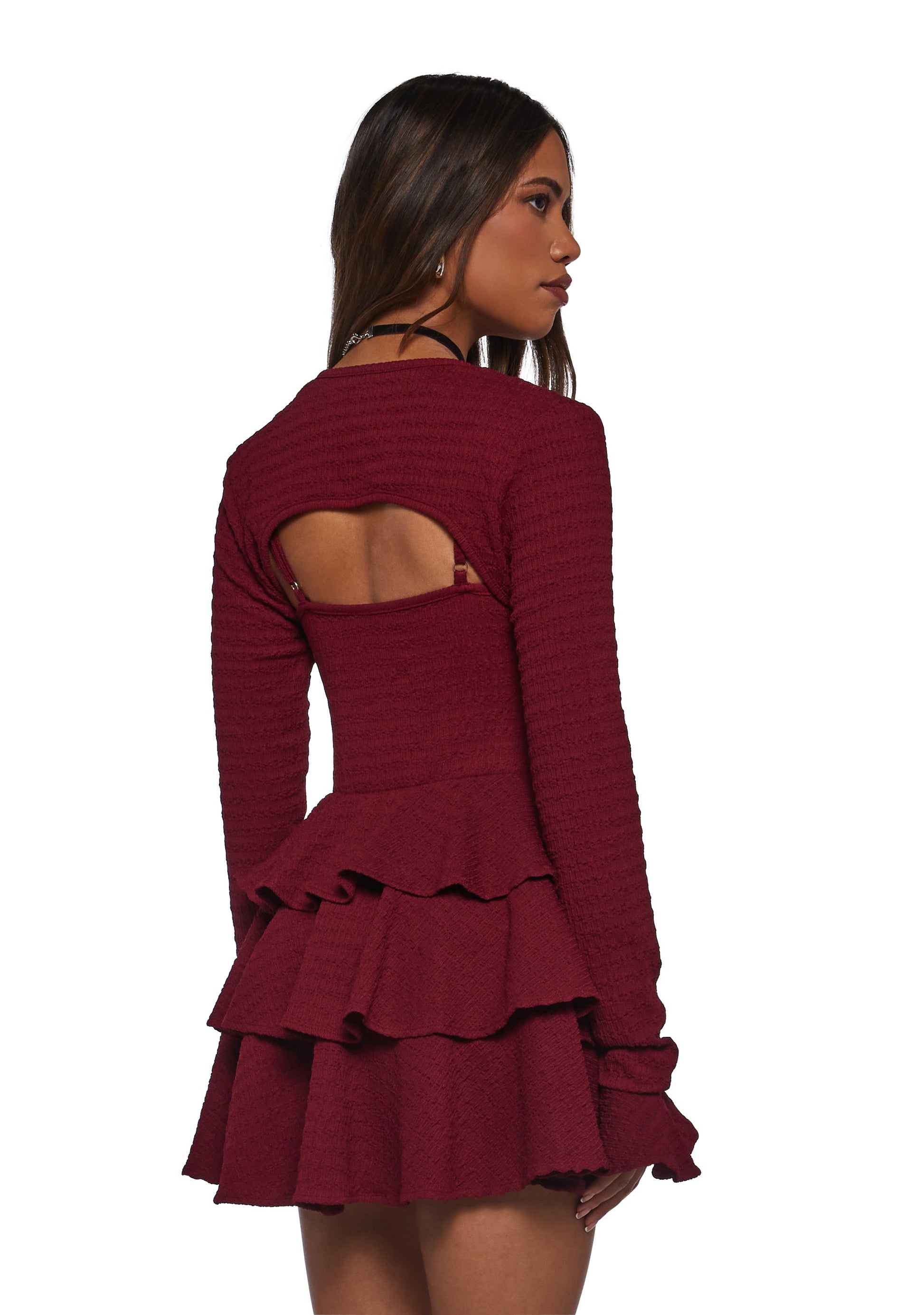 A Little Drama Mini Dress