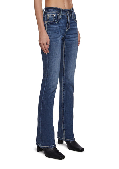 32" Mid Rise Boot Denim Jeans
