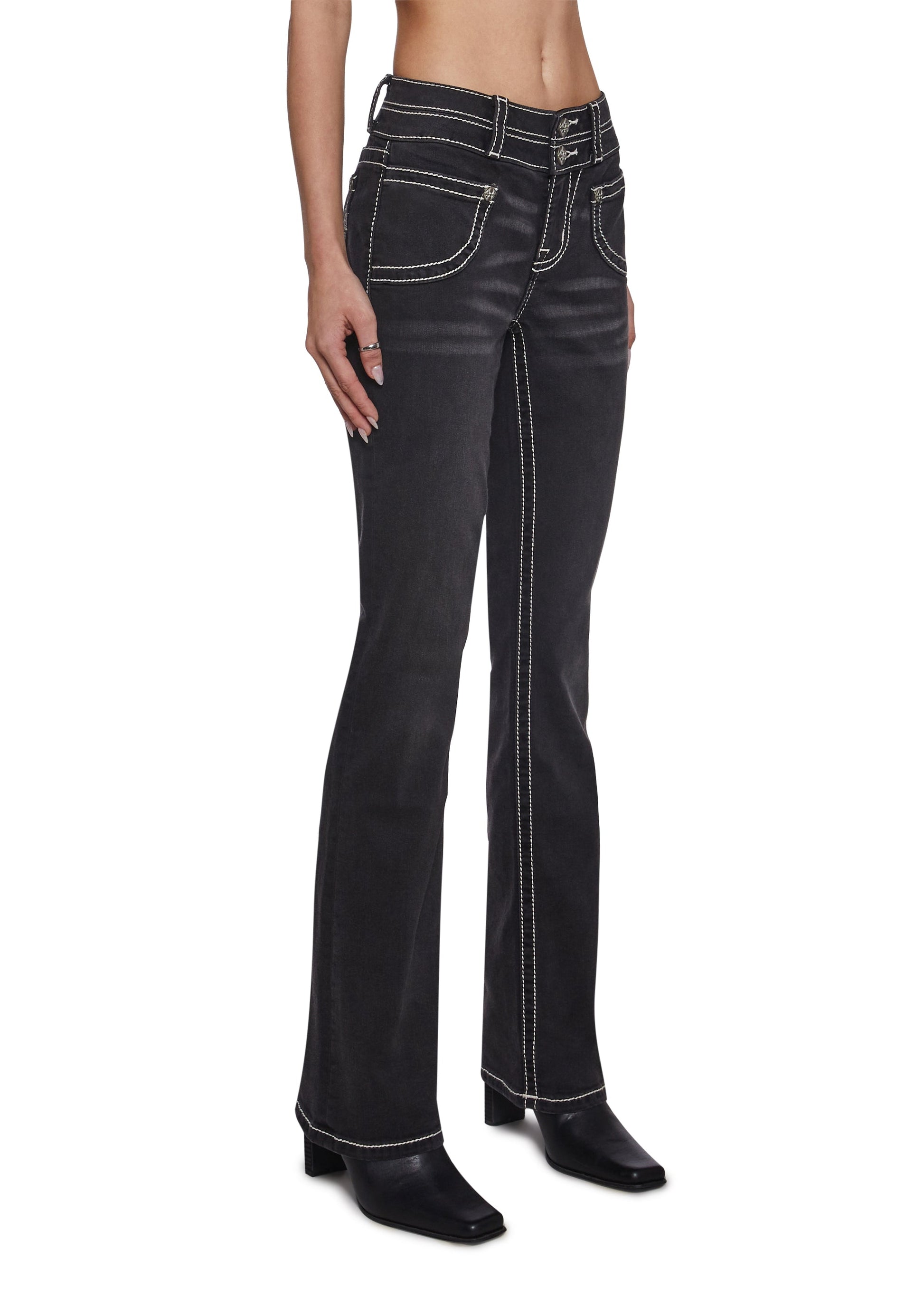 32" Mid Rise Boot Jeans