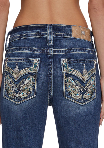 30" Mid Rise Denim Boot Jeans