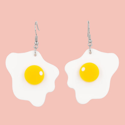 Fried Egg Earrings