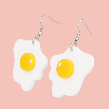 Fried Egg Earrings