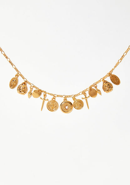 All The Riches Coin Necklace