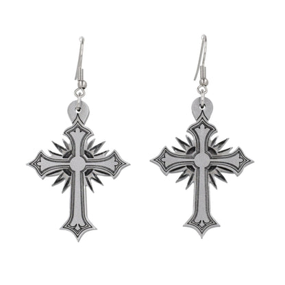 Gothic Cross Earrings