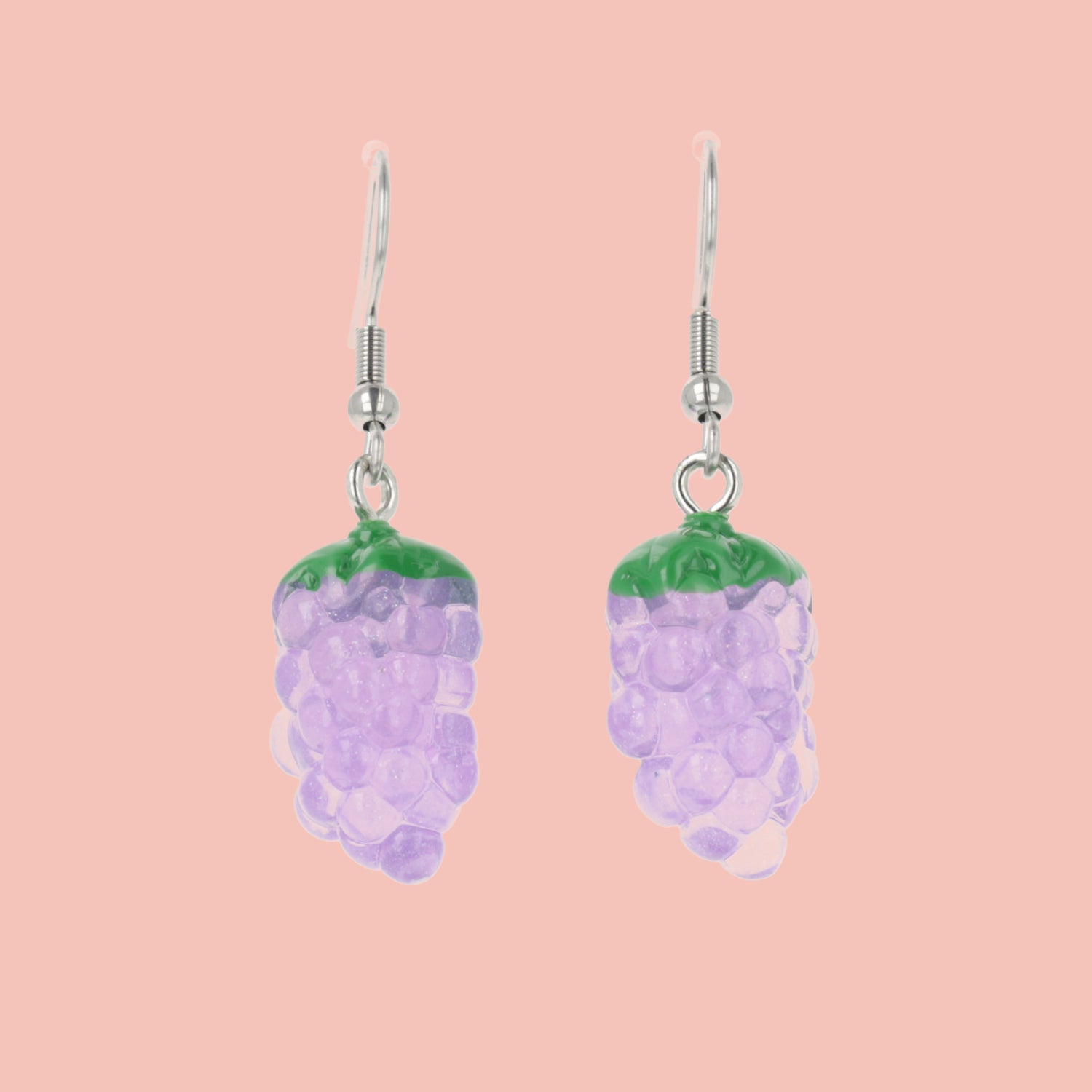 Got Any Grapes? Earrings (Purple)