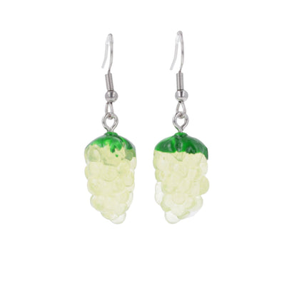 Got Any Grapes? Earrings (Green)
