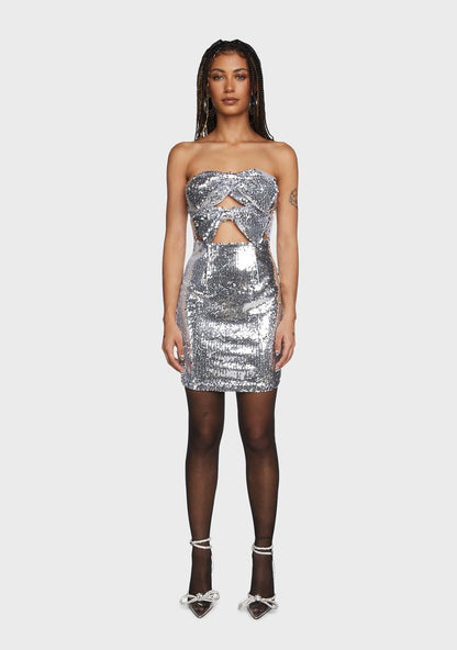 All Wrapped Up Sequin Dress