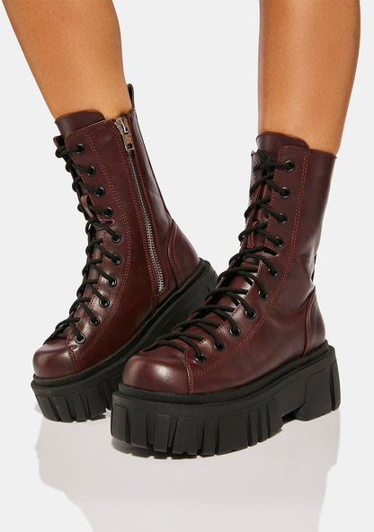 Adventure Happens Combat Boots