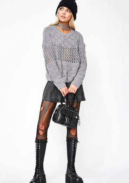 About That Time Chenille Sweater