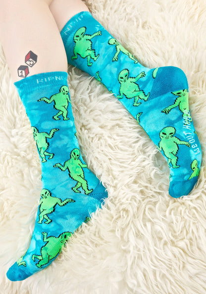 Alien Dance Party Socks