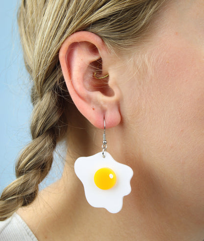 Fried Egg Earrings