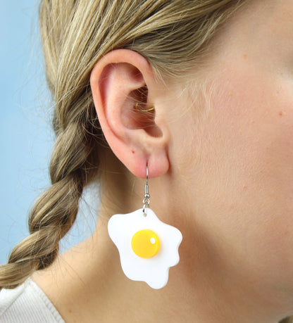 Fried Egg Earrings