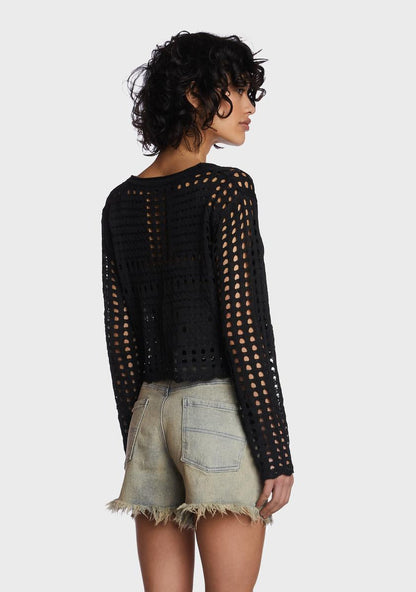 All That Aware Cropped Cardigan