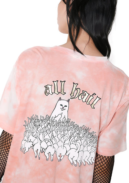 Acid Wash All Hail Tee