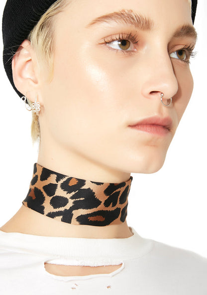 3 Small Words Leopard Choker
