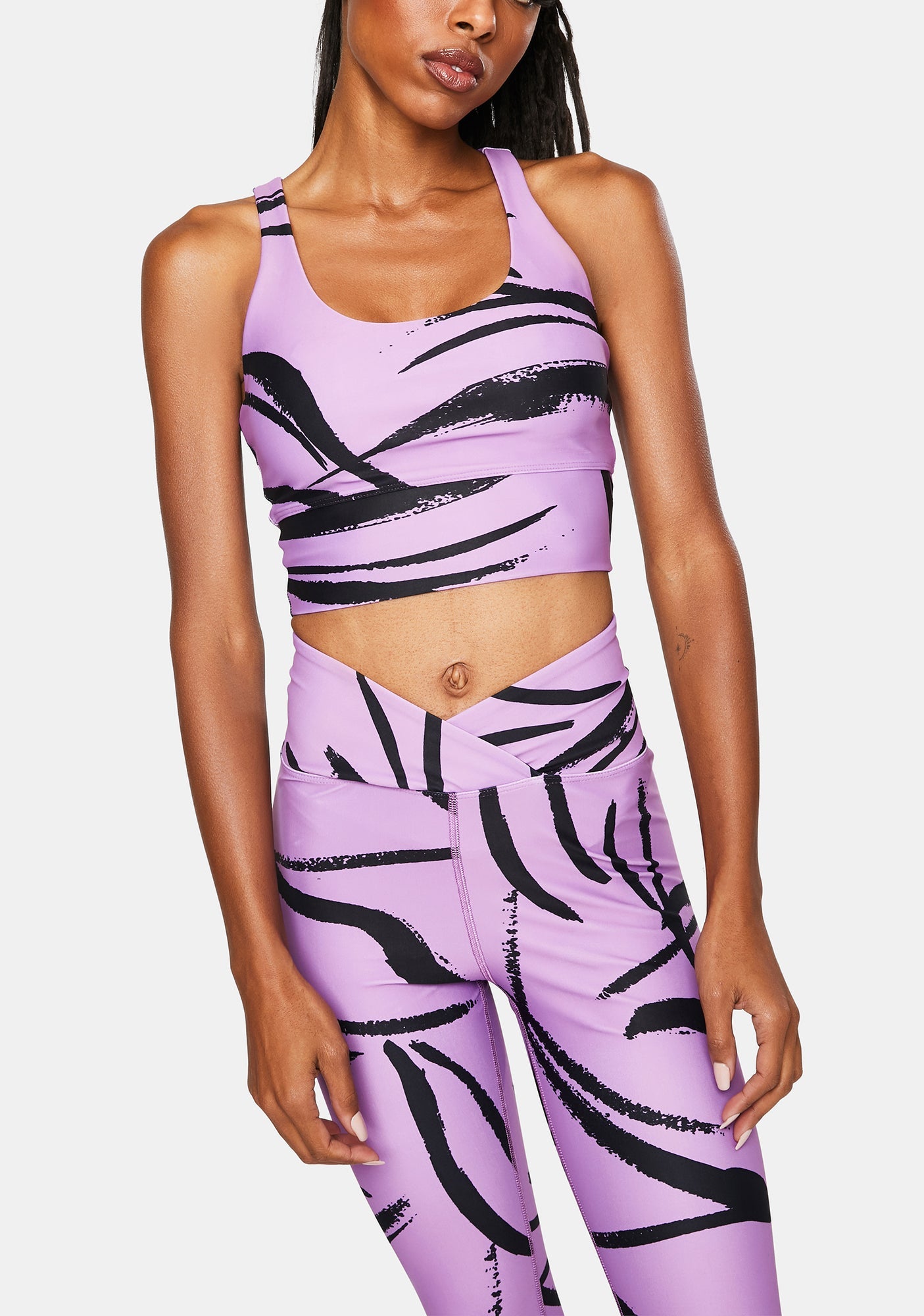 Abstract Gym Sports Bra