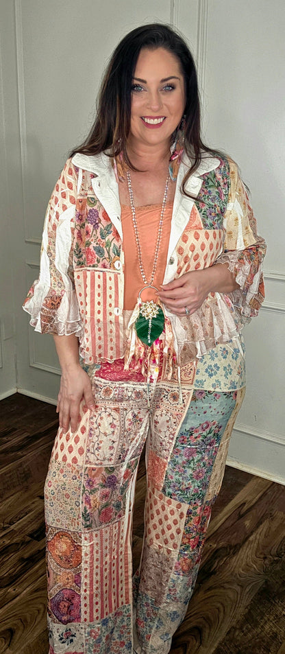 Origami - Perfect Patchwork Bloom Pants