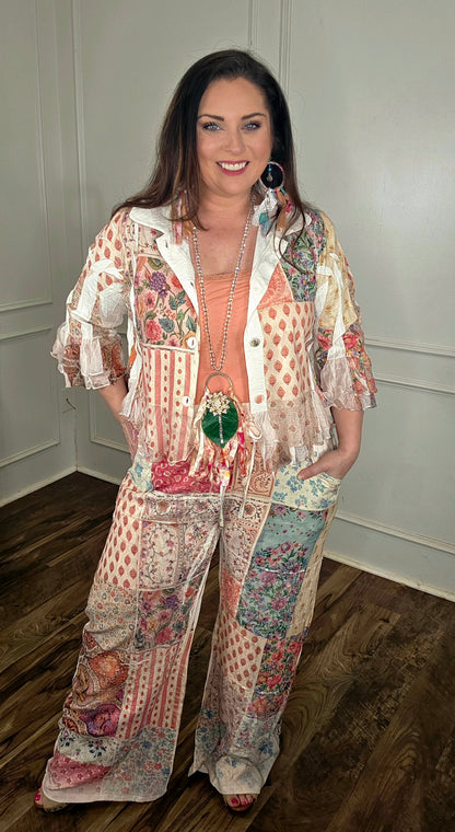Origami - Perfect Patchwork Bloom Pants