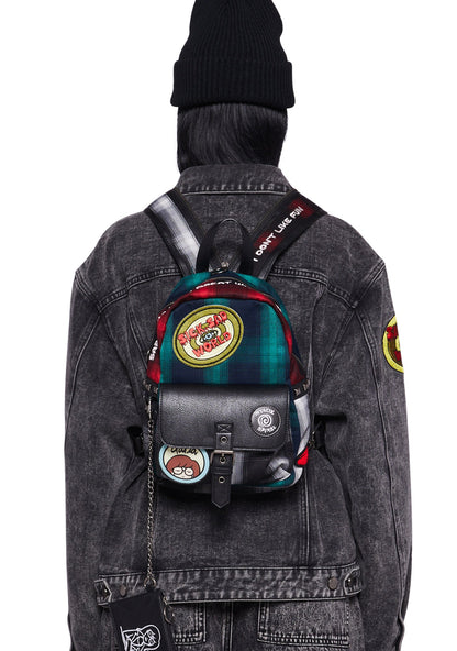 90s Cynic Plaid Backpack