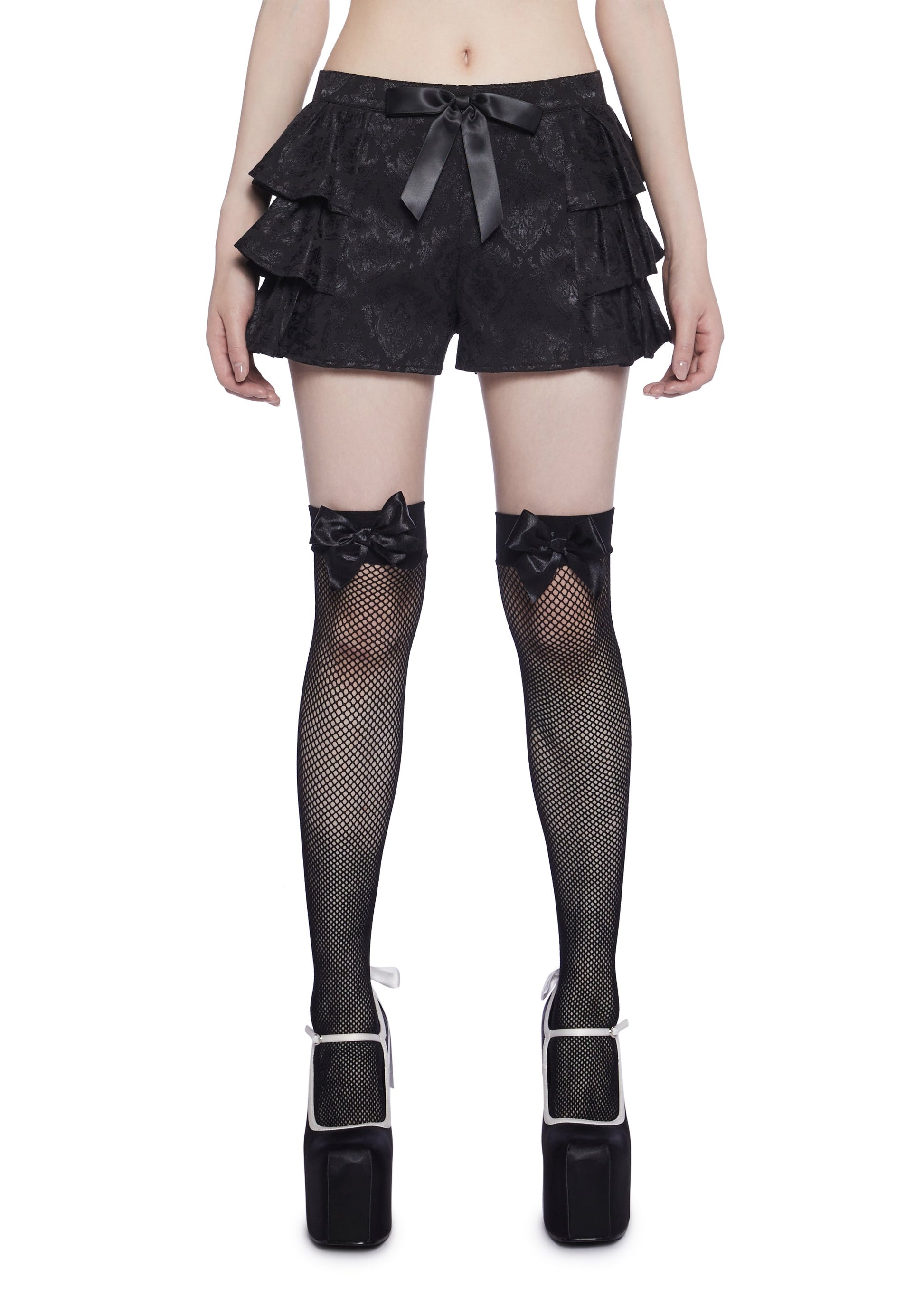 Adorable Charm Brocade Shorts