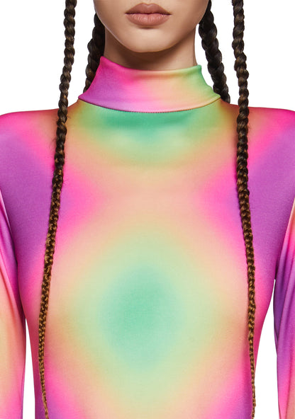 Acid Tripping Long Sleeve Bodysuit