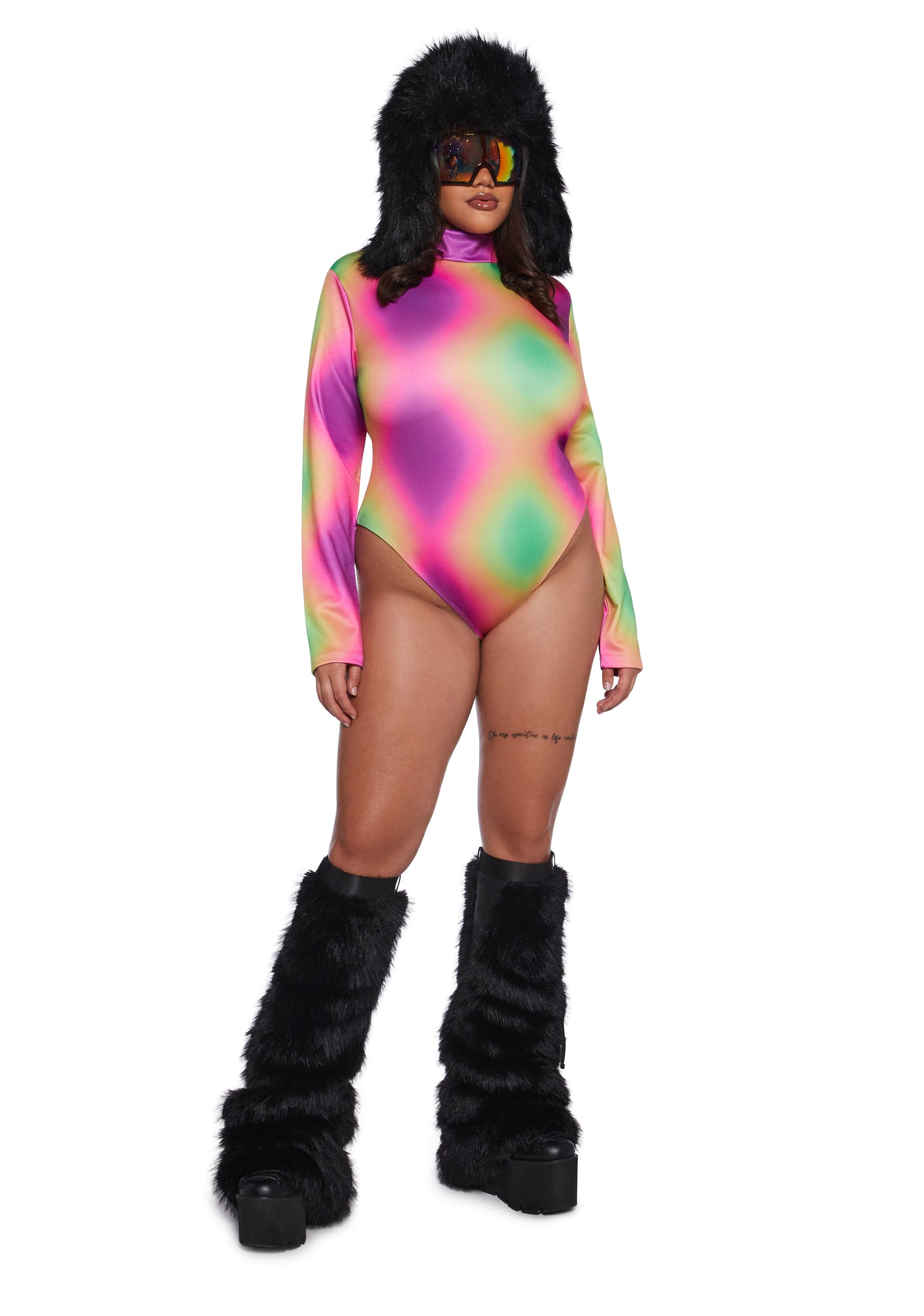 Acid Tripping Long Sleeve Bodysuit