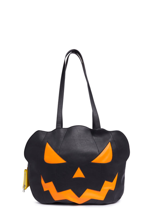 A Grin That Glows Mega Tote