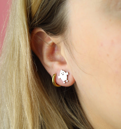 Funky Chick Stud Earrings