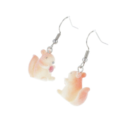 Fuzzy Squirrel Earrings