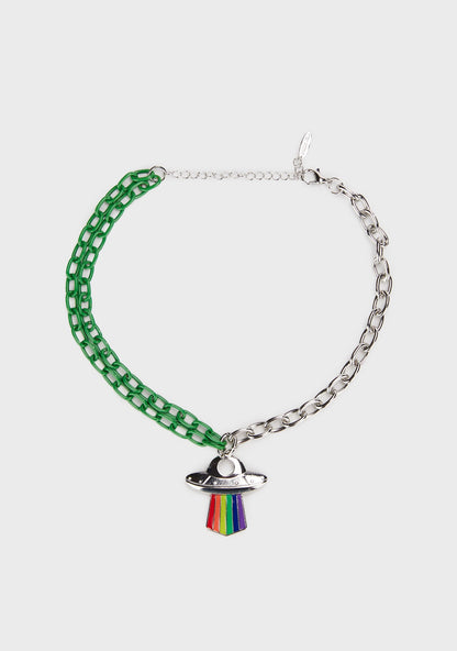 Alien Abduction Chain Necklace