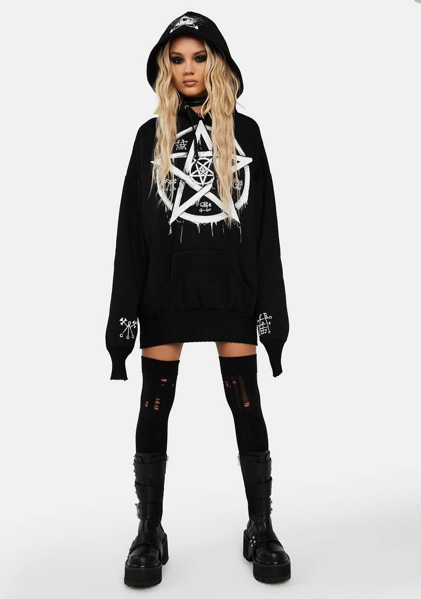 All Seeing Spirit Oversized Pullover Hoodie