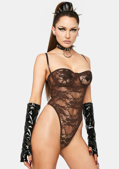 All The Flavors Lace Teddy