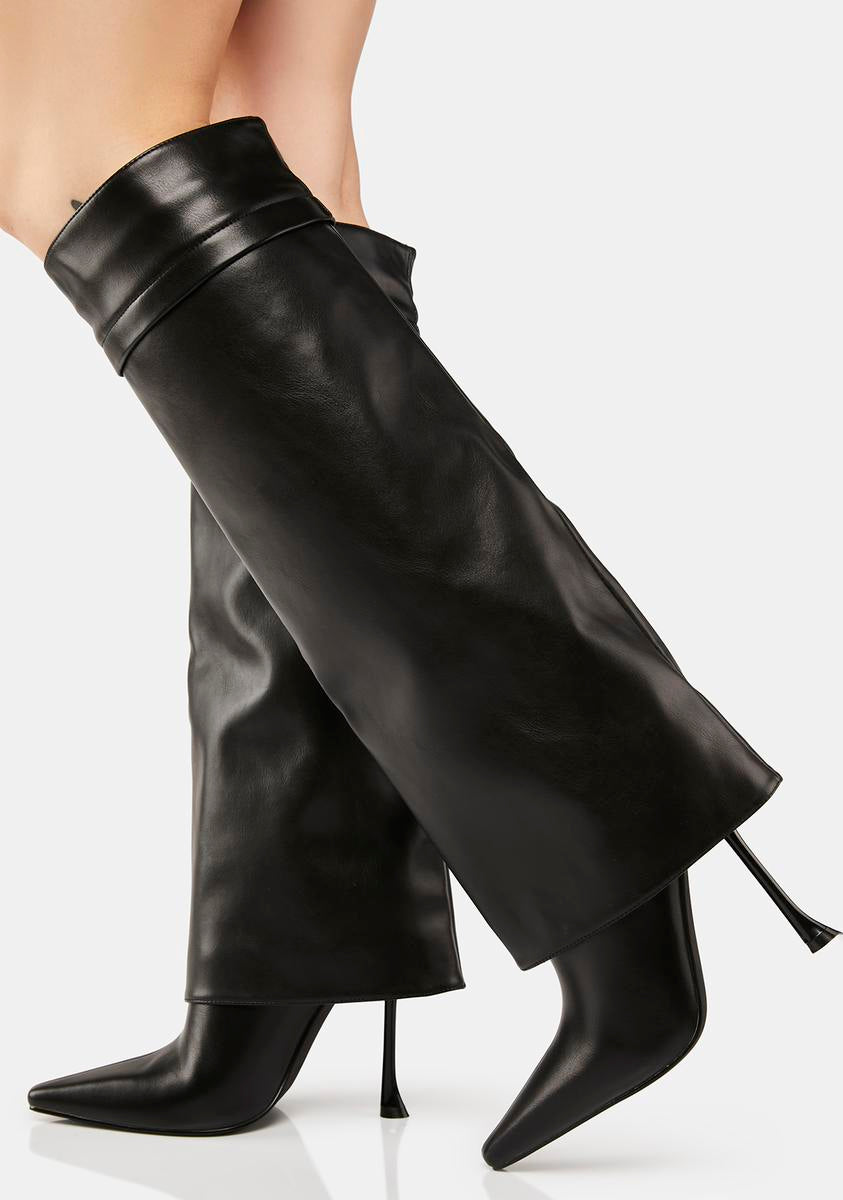 Abner Stiletto Foldover Boots